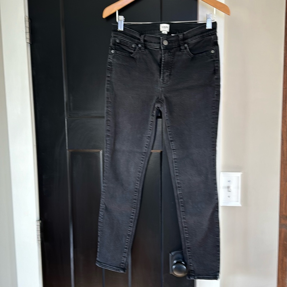 J crew black skinny jean